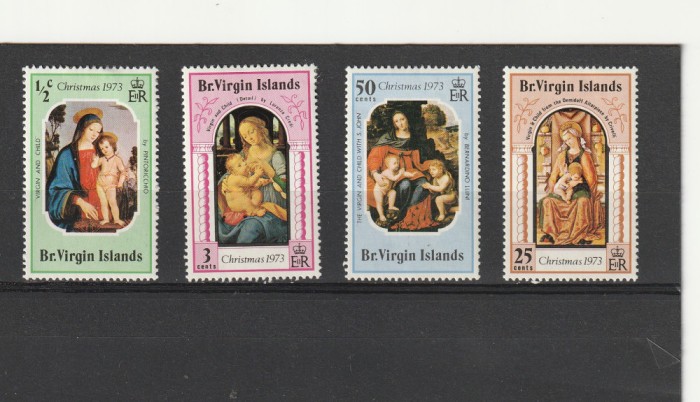 Arta Craciun 1973,Br,Virgin Islands.