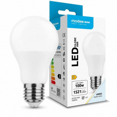 Bec LED A60 E27 13.8W 230V 1521lm lumina rece 6000K Modee ML-G6000K13.8WE27N