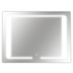 Oglinda Baie Moderna Iluminta 60 x 80 cm Led Touch Senzor Cadran Luminat foto