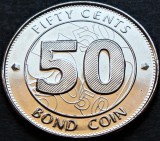 Cumpara ieftin Moneda exotica 50 CENTI - ZIMBABWE, anul 2014 * cod 428