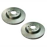 Set 2 bucati - Discuri frana fata Dacia Logan 2004-2021, Sandero 2008-2021, ventilat 259 x 20,6, Nissan Kubistar 2003-2008, Renault 19, Megane 1, Cli, Bosch