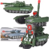 ROBOT AUTOMAT PENTRU REZERVOR AUTOBOT VEHICUL 2 &Icirc;N 1 ALIMENTAT CU BATERIE PENTRU COPII SE ILUMINEAZĂ ȘI SE DEPLASEAZĂ, Skleplolki