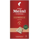 Capsule cafea Julius Meinl Espresso Crema, compatibile Nespresso, 10 capsule, 55 gr