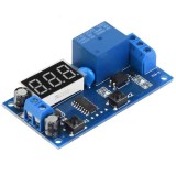 Releu Temporizare Ciclic 12V DC, Temporizator Electronic, Reglabil 0-999min/sec, Max 10A/220V