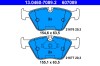ATE 13.0460-7089.2 set placute frana,frana disc