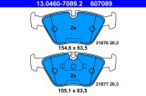ATE 13.0460-7089.2 set placute frana,frana disc