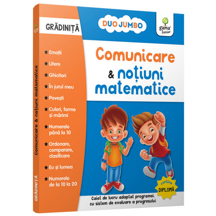 Comunicare si notiuni matematice gradinita