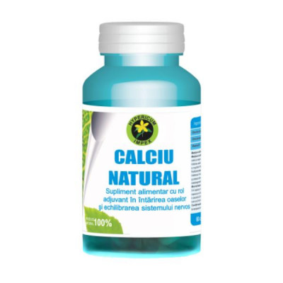 Calciu Natural 60cps Hypericum foto