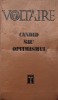 Candid sau Optimismul - Voltaire, Hyperion, 1992, Romana. Carte Filosofie
