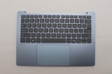 Carcasa superioara cu tastatura palmrest Laptop, Lenovo, IdeaPad Slim 5 13ARP10 Type 83J2, 5CB1P89858, 931510650684C, iluminata, Polar Blue, layout US