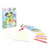 Cumpara ieftin Set creativ - Coloreaza cu nisip - Pisica &amp; catel | Sabbiarelli