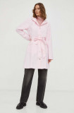 Cumpara ieftin Rains geaca de ploaie 18130 Jackets femei, culoarea roz, de tranzitie