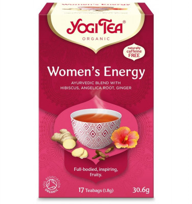 Ceai bio Energie pentru Femei, 17 pliculete x 1.8g, (30.6g) Yogi Tea foto
