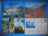 HOPCT LOT 3394 -4 CARTI POSTALE-CASTELUL BRAN-JUD BRASOV-CIRCULATE, Circulata, Printata