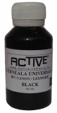 Cerneala refill Universala ACTIVE, 100 ml, Black / Negru, compatibila cu cartuse inkjet HP, Lexmark, Canon