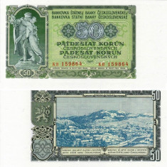 CEHOSLOVACIA 50 korun 1953 UNC!!! foto