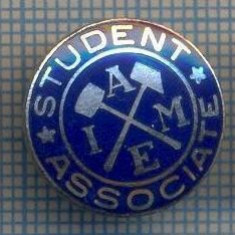 AX 1013 INSIGNA-,,AIEM" STUDENT ASSOCIATE-ASOCIATIE STUDENTEASCA-PT COLECTIONARI