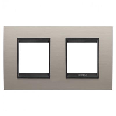 Rama Ornament 2P metal LUX Gewiss Chorus aluminiu lavy GW16223WS foto