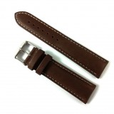 Cumpara ieftin Curea Maro Piele Naturală - 22mm