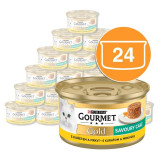 Cumpara ieftin Conservă Gourmet GOLD - Tort savuros cu carne de pui și morcovi 24 x 85g