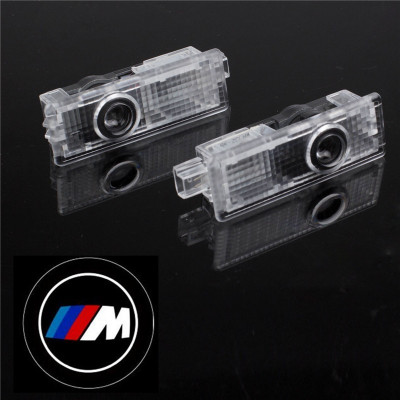 Set 2 Logo Portiere BMW ///M X3, X4, X5, X6, SERIA 3(F30), 4(F32) - BTSL-002006 foto