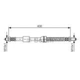 Conducta / cablu frana FORD COURIER (F3L, F5L) (1991 - 1996) BOSCH 1 987 476 441