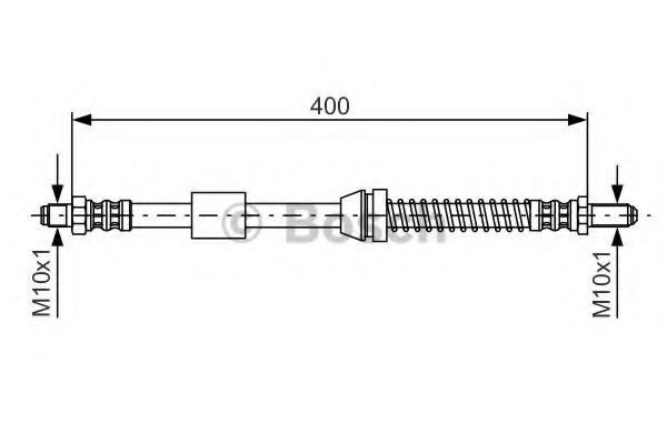 Conducta / cablu frana FORD COURIER (F3L, F5L) (1991 - 1996) BOSCH 1 987 476 441