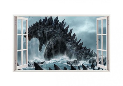 Sticker decorativ cu Dinozauri, 85 cm, 4407ST foto