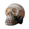 Decoratiune LED pentru petrecere, 7 x 6..5 x 5.5, model craniu, rasina, multicolor
