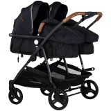 Carucior gemeni Chipolino Duo Smart 2 in 1 blackberry