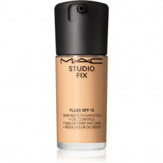 MAC Cosmetics Studio Fix Fluid SPF 15 24HR Matte Foundation + Oil Control machiaj cu efect matifiant SPF 15 culoare C40 30 ml