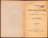 HST 481SP Noțiuni de istoria literaturei elene 1894 Nisipeanu Ploiești