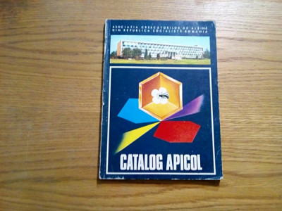 CATALOG APICOL - V. Harnaj - Asociatia Crescatorilor de Albine - 1976, 141 p. foto