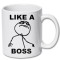 Cana alba personalizata &quot;LIKE A BOSS&quot;, INOVATIX&reg;. 330ml