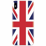 Husa silicon pentru Apple Iphone XS Max, UK Flag Illustration