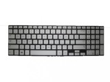 Tastatura Laptop, Samsung, NP N770, NP770Z5E, NP780Z5E, NP880Z5E, NP670Z5E, BA59-03664A, iluminata, argintie, us