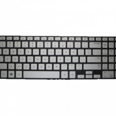 Tastatura Laptop, Samsung, NP N770, NP770Z5E, NP780Z5E, NP880Z5E, NP670Z5E, BA59-03664A, iluminata, argintie, us