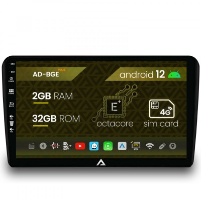 Navigatie Audi A3 S3 RS3, Android 12, E-Octacore 2GB RAM + 32GB ROM, 9 Inch - AD-BGE9002+AD-BGRKIT424 foto