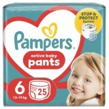 Scutece-chilotel Pants Marimea 6 pentru 15+kg, 25 bucati, Pampers