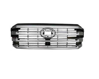 Grila masca fata TOYOTA LAND CRUISER (FJ300), 06.2021-, fara gaura camera, cu ornamente cromate; negru, foto