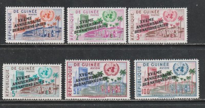 Guinea 1959 - Natiunile Unite 6v MNH foto