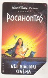 bnk card Cartele telefonice - Italia - desene animate - Pocahontas