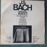 BACH - OFRANDA MUZICALA, BWV 1079, stare f buna, Populara