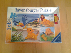 Ravensburger Lion King puzzle copii +3 ani foto