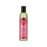 Cumpara ieftin Ulei de masaj KAMASUTRA Naturals Strawberry Dreams, pentru masaj erotic, cu aromă de căpșuni, 236 ml