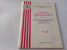 GAZETA MATEMATICA NR 7*8 /2008- RF21/2
