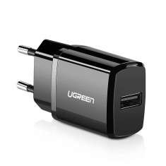 &Icirc;ncărcător de rețea USB Ugreen 2,1A negru (50459)