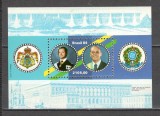 Brazilia.1984 Vizita Regelui Karl Gustav XVI-Bl. GB.71, Nestampilat