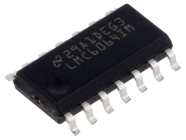 Amplificator Operațional 4 Canale 100kHz SO14 4,5-15,5VDC
