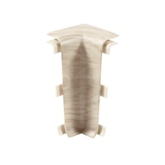 Colt interior pentru plinta Vilo Esquero 605, platan vestic, 66.6 x 21.9 mm, 2 buc / set